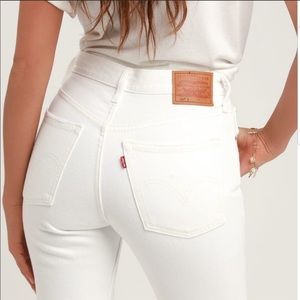 🆕 LEVIS 501 SKINNY WHITE JEANS